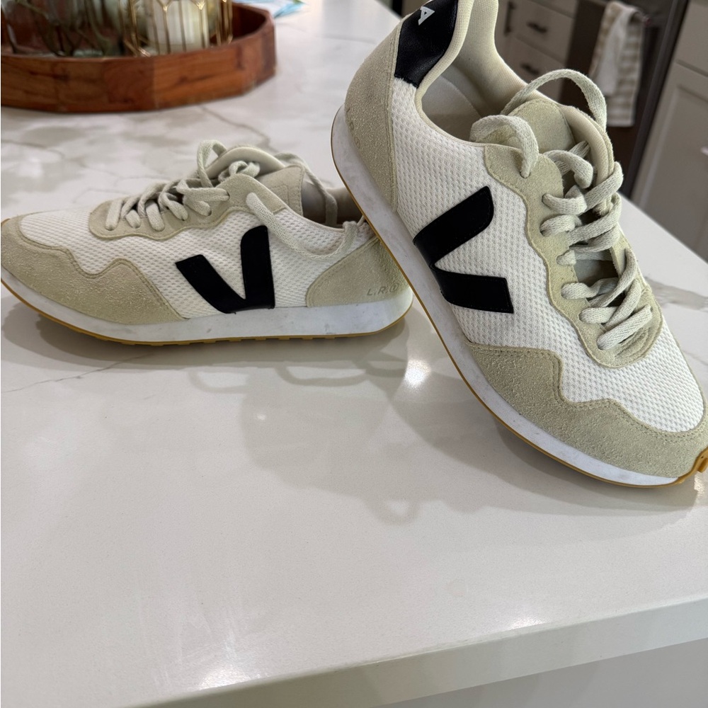 Veja women’s  White and Black Sneakers